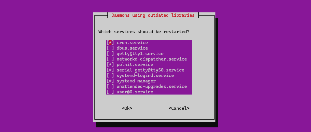 service重启