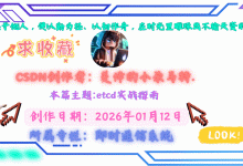 etcd实战指南：从安装集群到C++封装，解锁分布式服务治理的“钥匙”-171主机测评