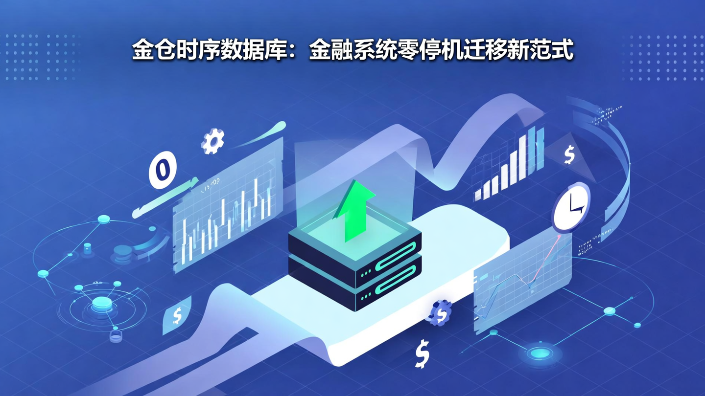 金仓时序数据库助力金融系统实现零停机迁移