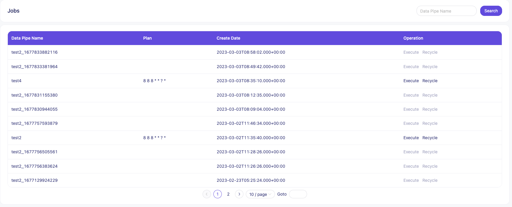 SeaTunnel Web作业监控界面