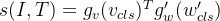 s(I,T) = g_v(v_{cls})^Tg'_w(w'_{cls})