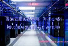 香港云服务器租用一年多少钱?香港服务器租用有什么作用?-171主机测评