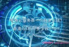 香港云服务器一个月多少钱?香港vps租用多少钱一年?-171主机测评