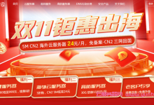 华纳云:双11活动,美国/香港云服务器低至24元/月,附香港云服务器测评-171主机测评