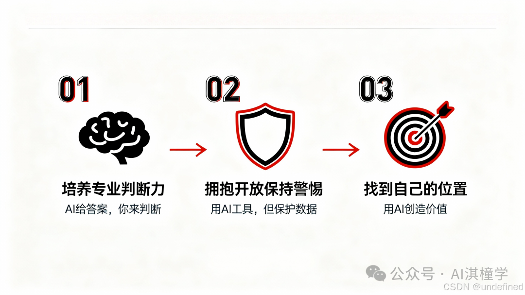 三个重要提醒