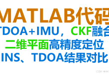 容积卡尔曼滤波融合TDOA和IMU数据的仿真代码，适用于二维平面下的UWB与惯导联合定位导航。附完整MATLAB代码-171主机测评