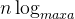 n\\log _{maxa}