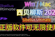 Mac/Win 苹果系统 西贝柳斯 Sibelius Ultimate 2025专业乐谱软件打谱软件多语言版-171主机测评