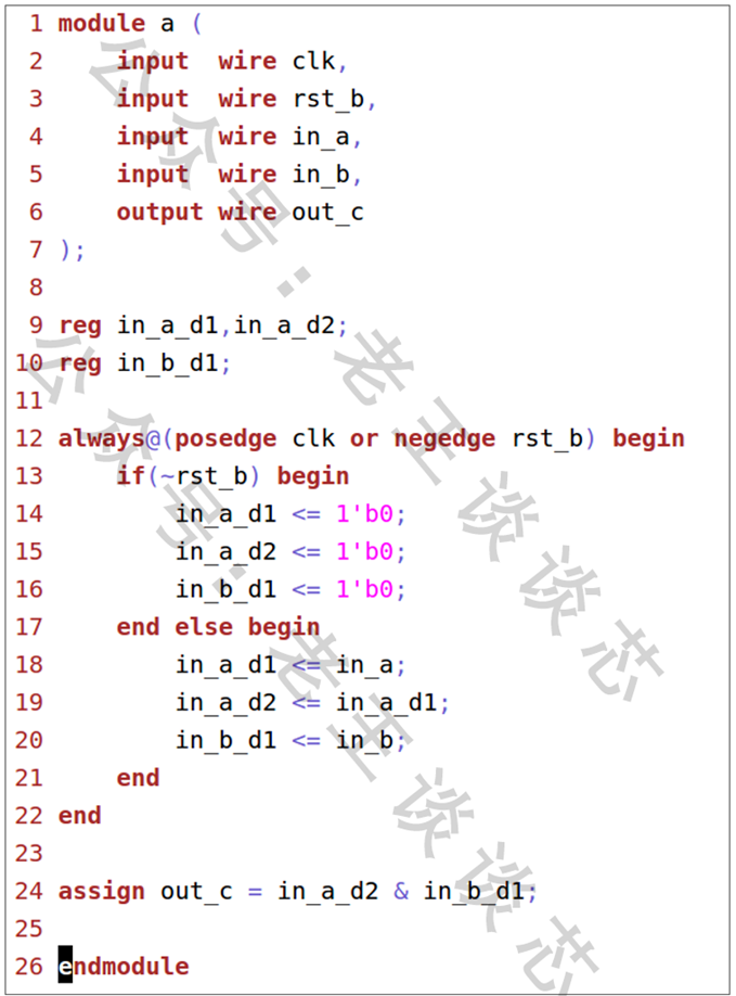 示例verilog代码