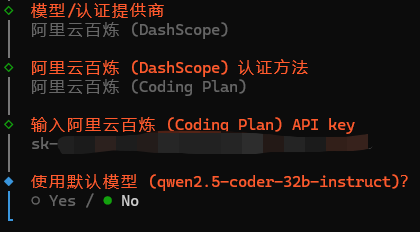 输入 API Key