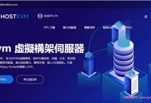 hostkvm：美国VPS,三网强制CU-VIP线路,$5/月;1G内存/1核/15gSSD/500g流量-171主机测评