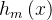 h_{m}\\left ( x \\right )