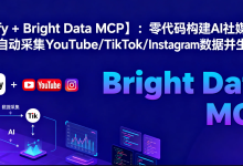 【Dify + Bright Data MCP】:零代码构建AI社媒分析师,自动采集YouTube/TikTok/Instagram数据并生成商业洞察-171主机测评