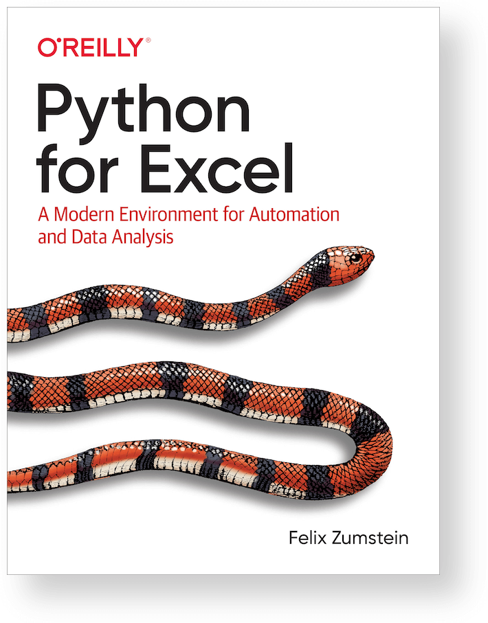 Python for Excel书籍封面