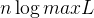 n\\log maxL