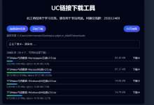 UC网盘不限速下载方法_uc网盘在线解析站-171主机测评