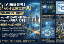 04月23日AI每日参考:Google推出AI芯片挑战Nvidia,Workspace升级AI助手-171主机测评