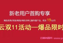 易探云：双11云服务器活动,香港/美国CN2云主机低至19元;2核4G仅688元/年起-171主机测评