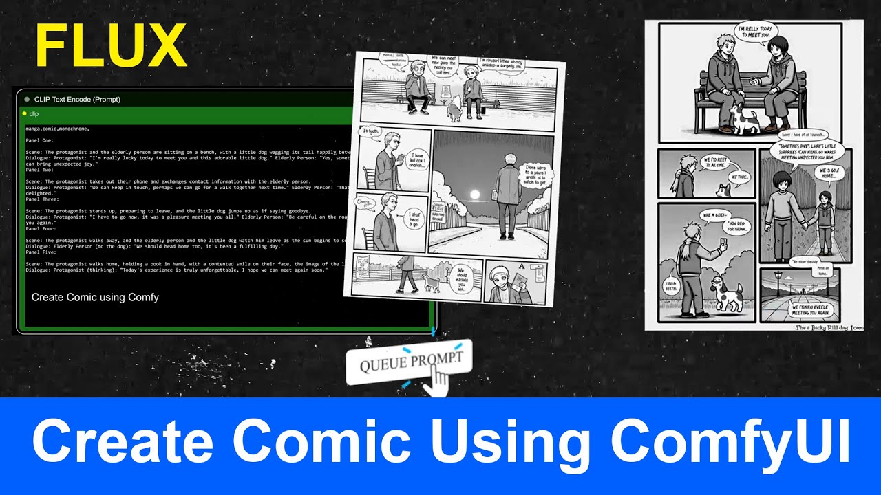 ComfyUI Flux: Step-by-Step Guide to Creating a Comic with ComfyUI #comfyui  #comfy