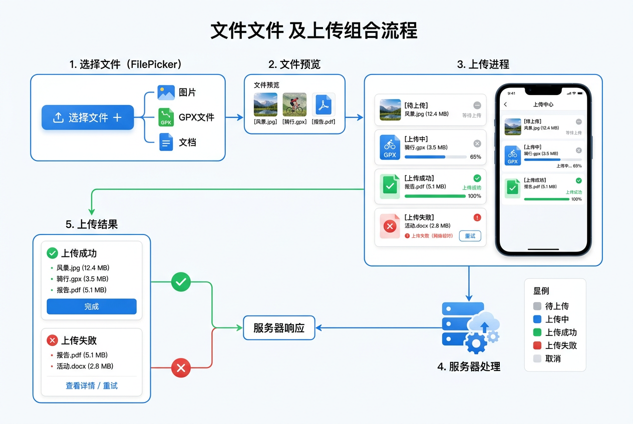文件选择与上传组件