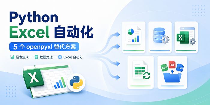 Python Excel 自动化：5 个 openpyxl 替代方案