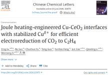 山东理工大学CCL:焦耳热调控Cu-CeO₂界面! 稳定Cuδ+实现高效CO₂还原制乙烯!-171主机测评