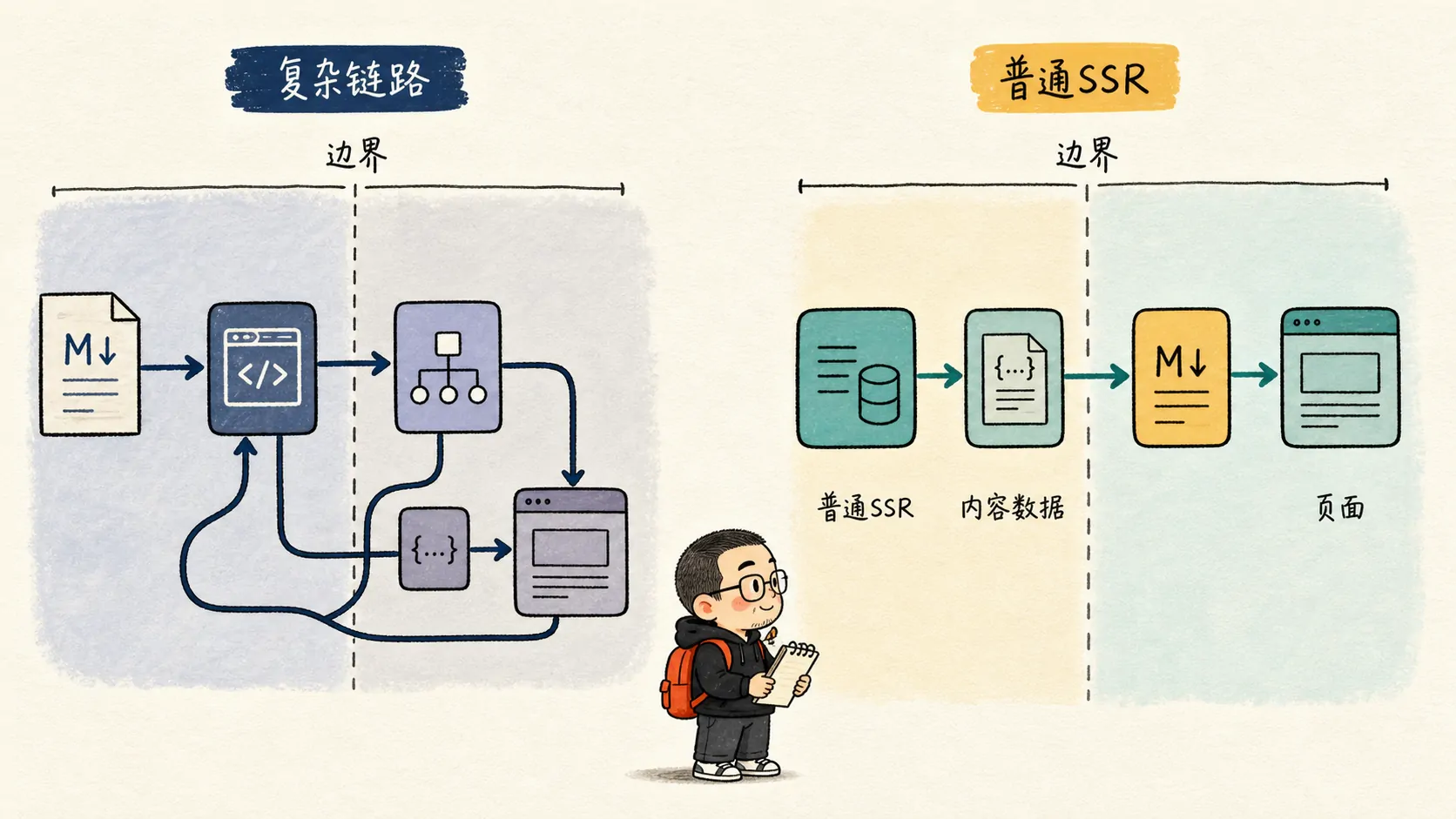 内容管线从复杂边界回到普通路径