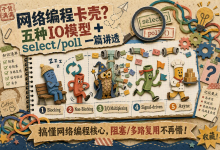 网络编程卡壳?五种IO模型+select/poll一篇讲透,搞懂网络编程核心,阻塞/多路复用不再懵!-171主机测评