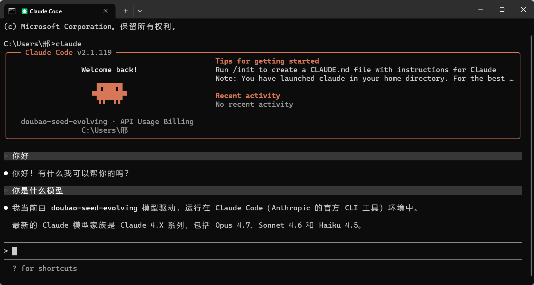 Claude code连接测试.png