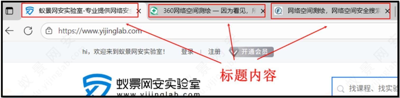 网站标题示例