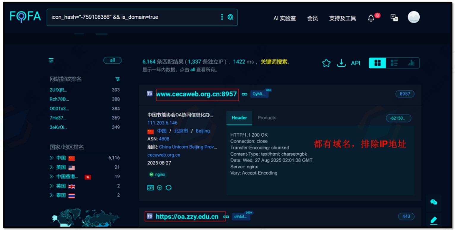 FOFA联合查询示例