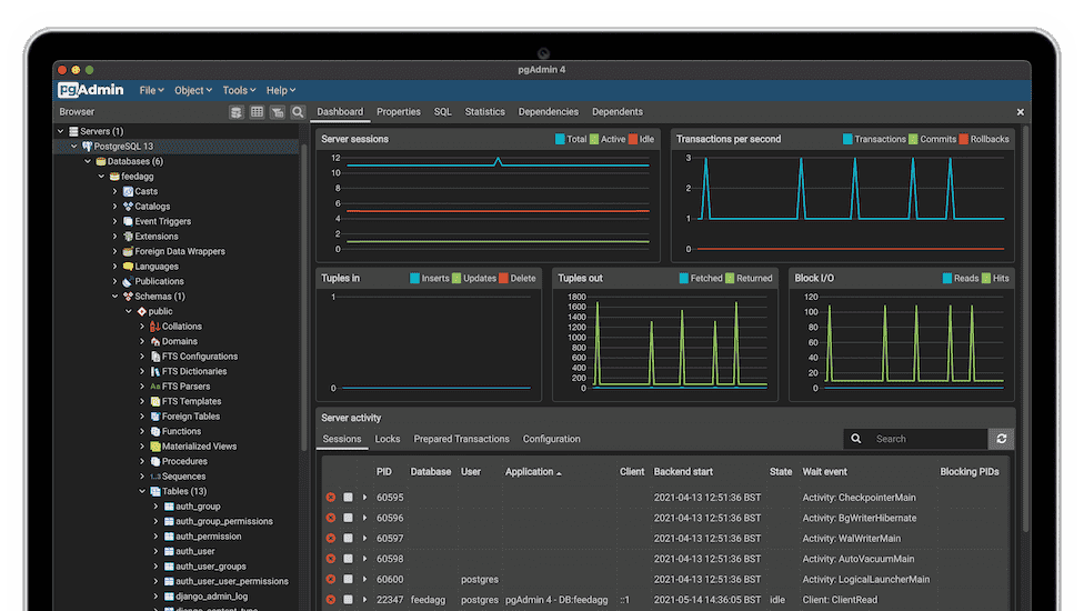 pgAdmin - PostgreSQL Tools