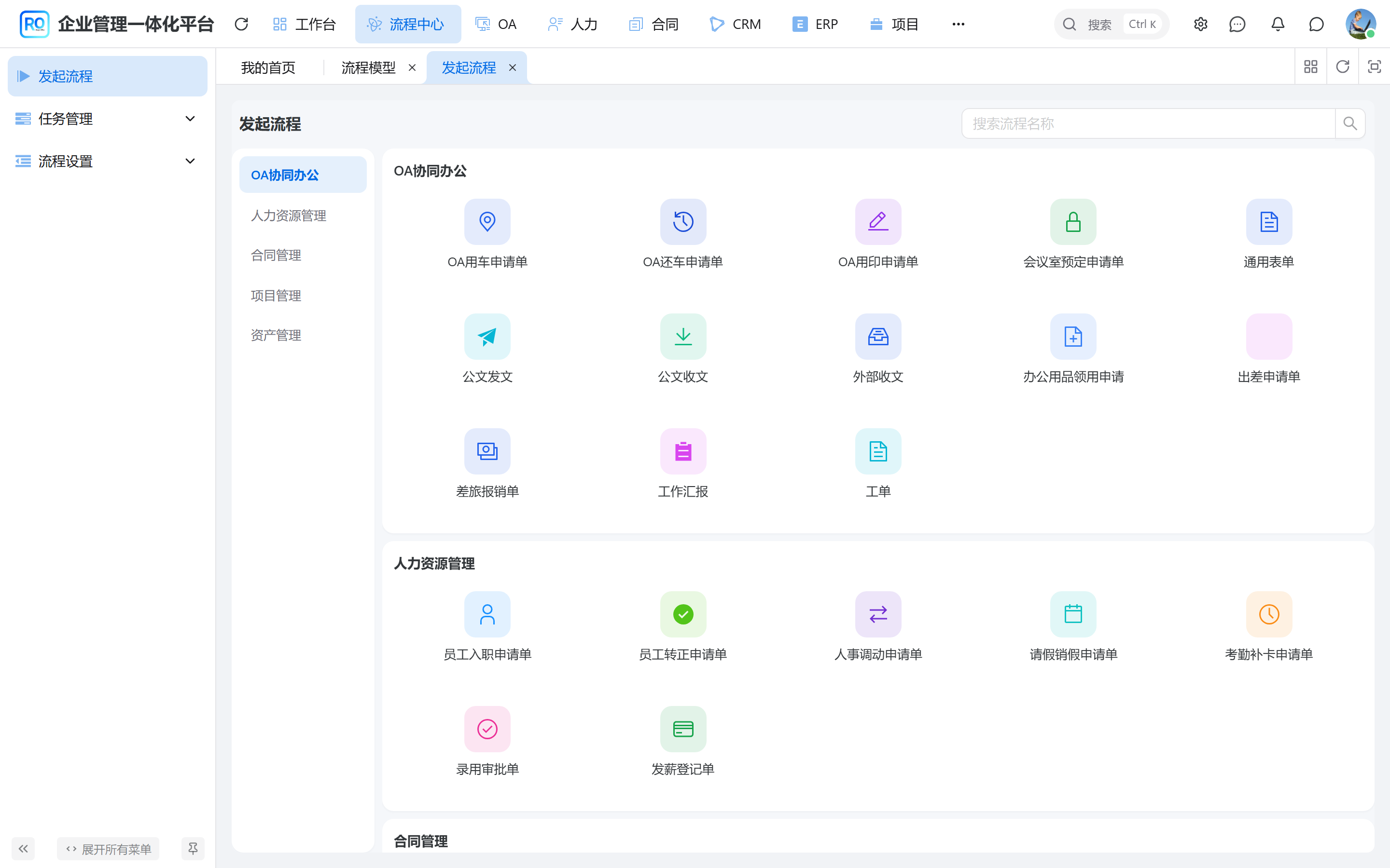发起流程