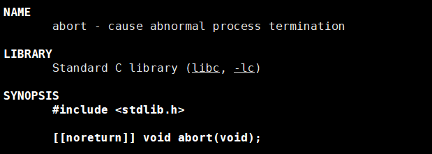 abort