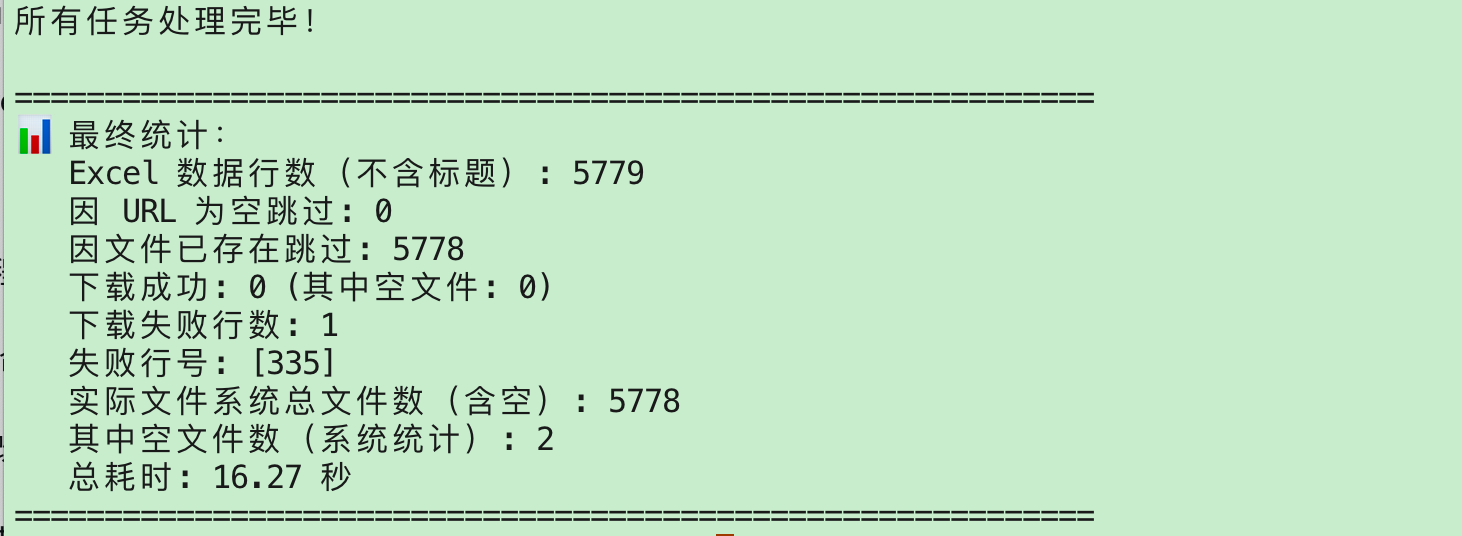 输出结果