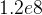 1.2e8