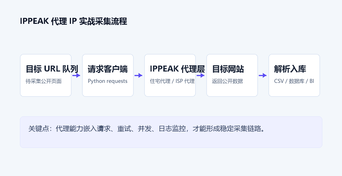 IPPEAK 代理采集流程