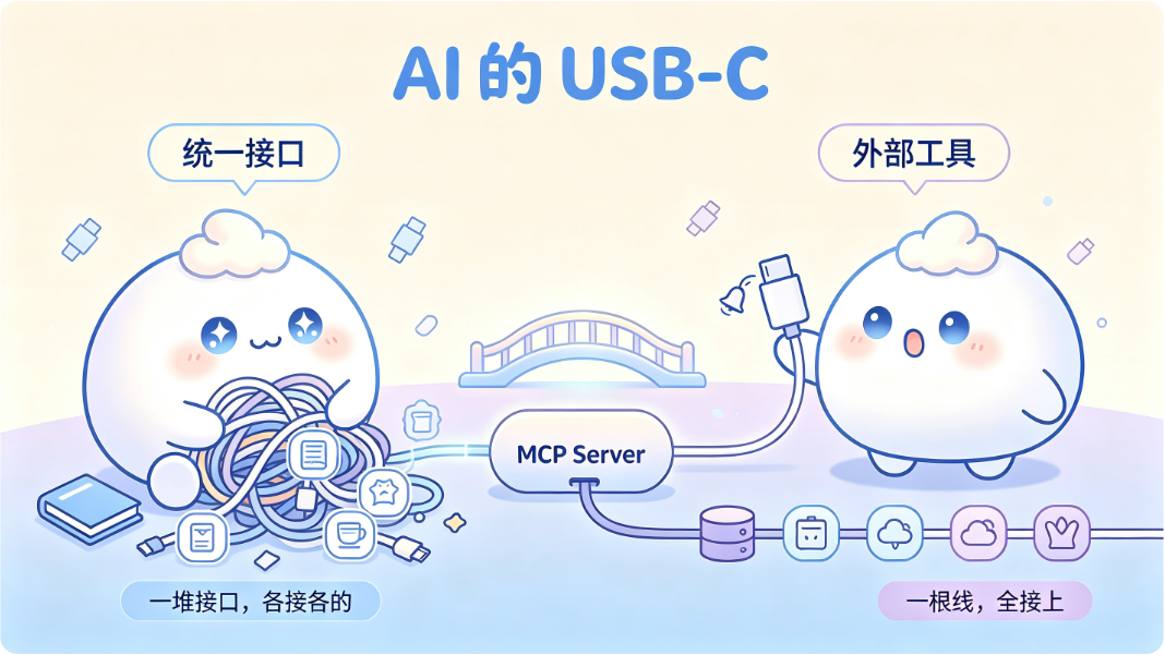 一根 MCP 标准接口,把散落的工具全接到 AI 上