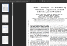 XRAG: eXamining the Core - Benchmarking Foundational Components in Advanced Retrieval-Augmented Gene-171主机测评