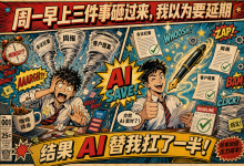 周一早上三件事砸过来,我以为要延期,结果 AI 替我扛了一半!-171主机测评