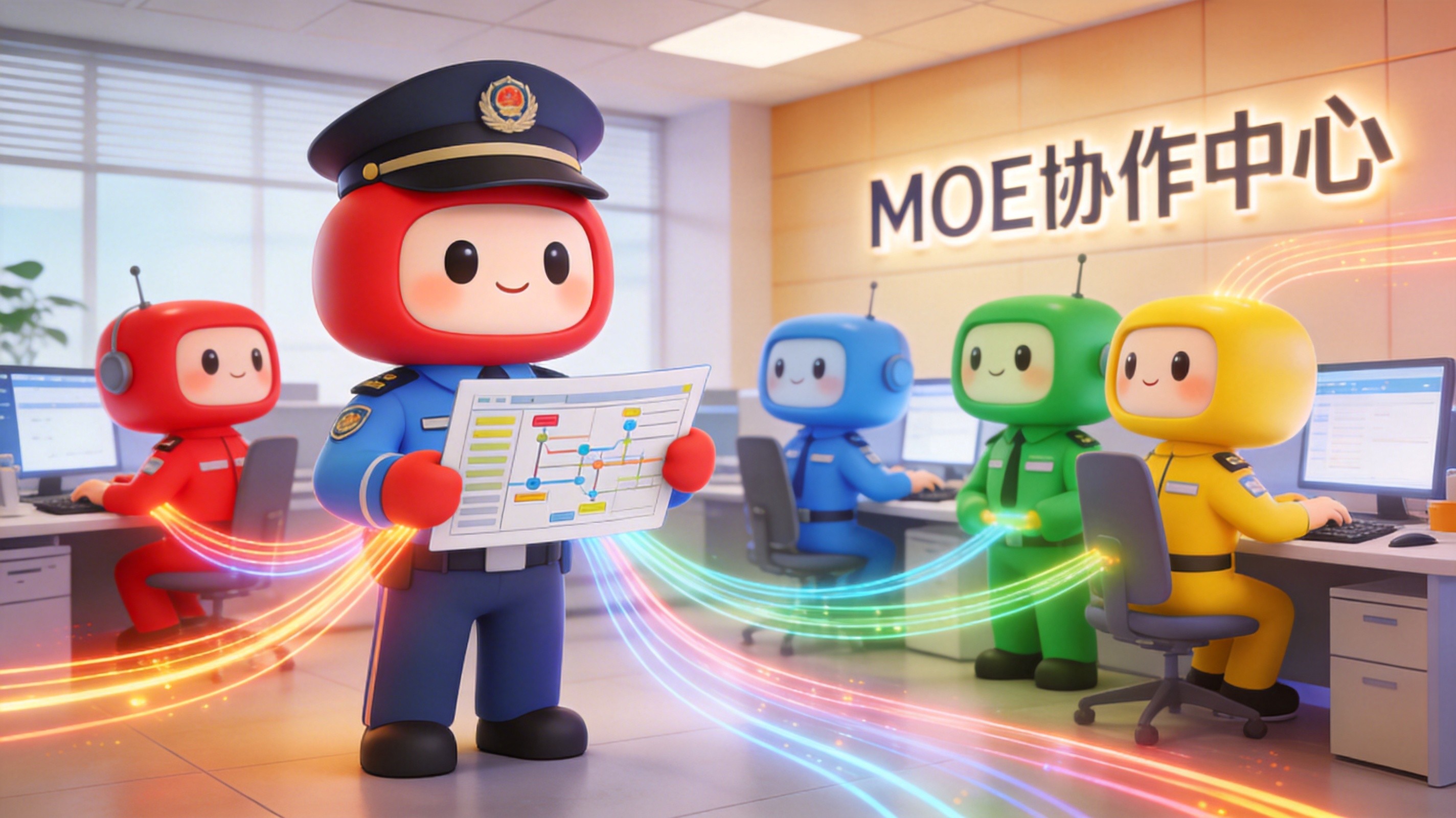 MOE 组件协作