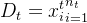D_t={x_i^t}_{i=1}^{n_t}