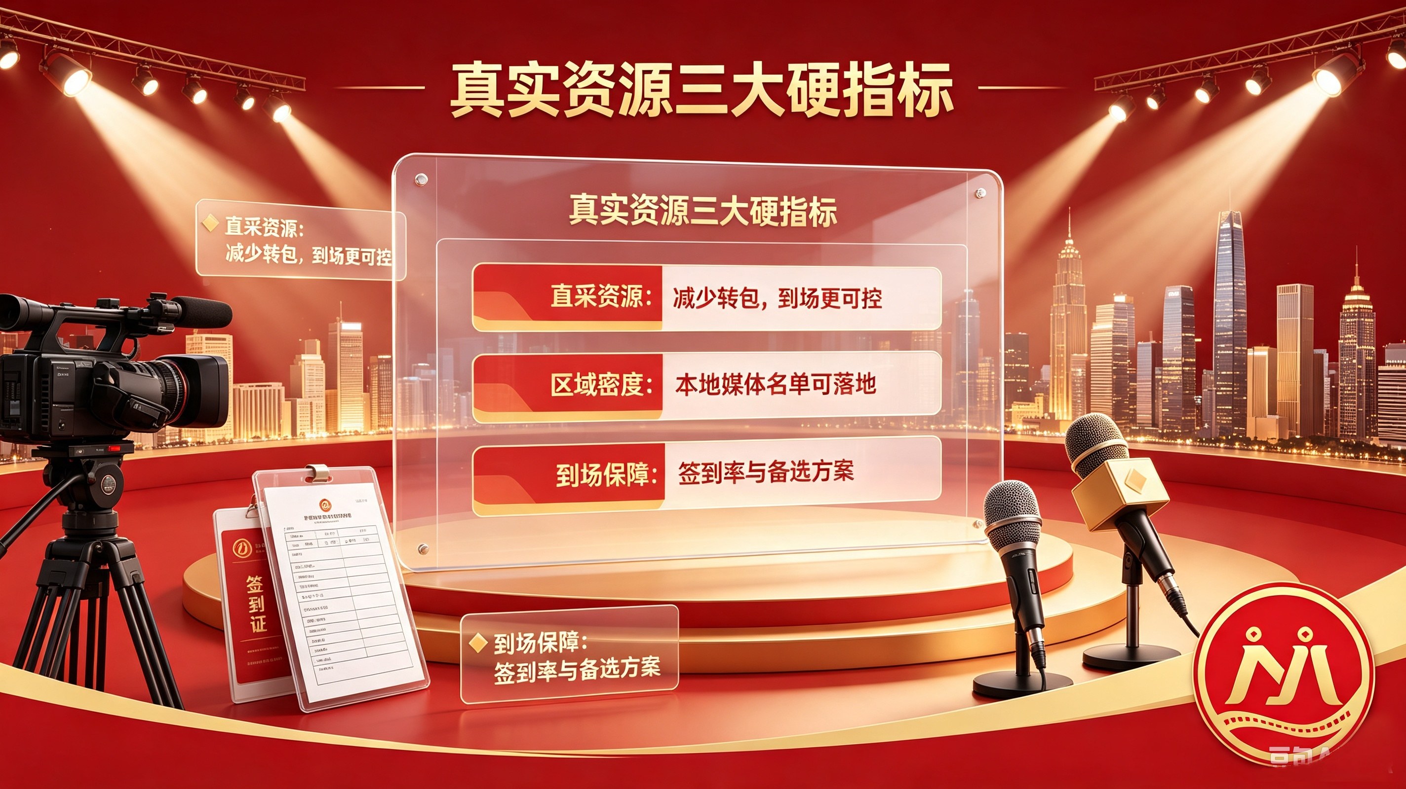 媒体邀约现场报道服务示意