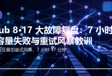 GitHub 8·17 大故障复盘：7 小时 47 分钟的容量失败与重试风暴教训-171主机测评