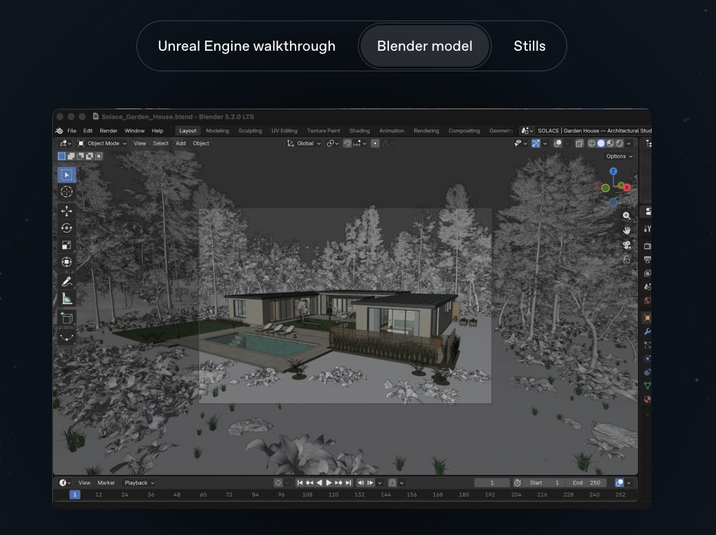 图 12:从 Blender 建模到 Unreal Engine 5 可交互空间