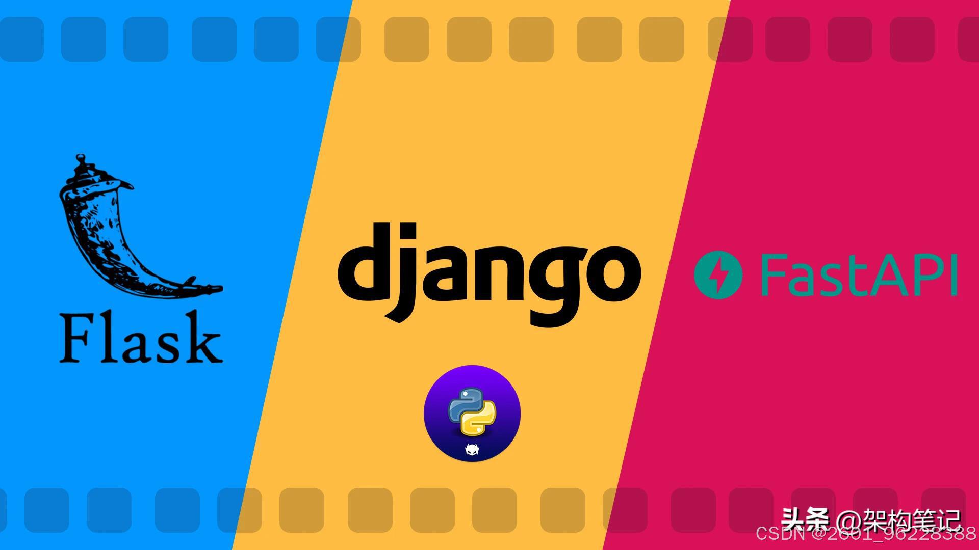 Python Django ORM_Django Flask FastAPI比较_Python Web框架选择指南