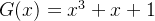 G(x)=x^3+x+1