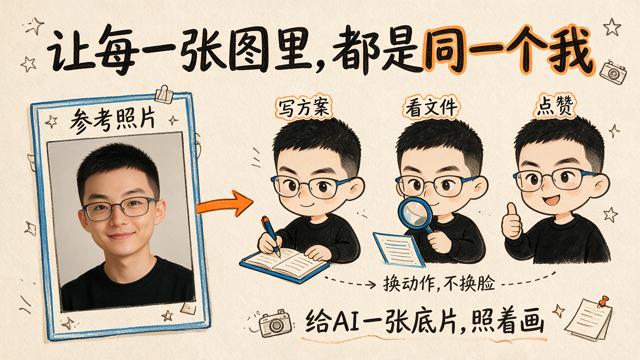 换动作不换脸的 Q 版 IP 形象