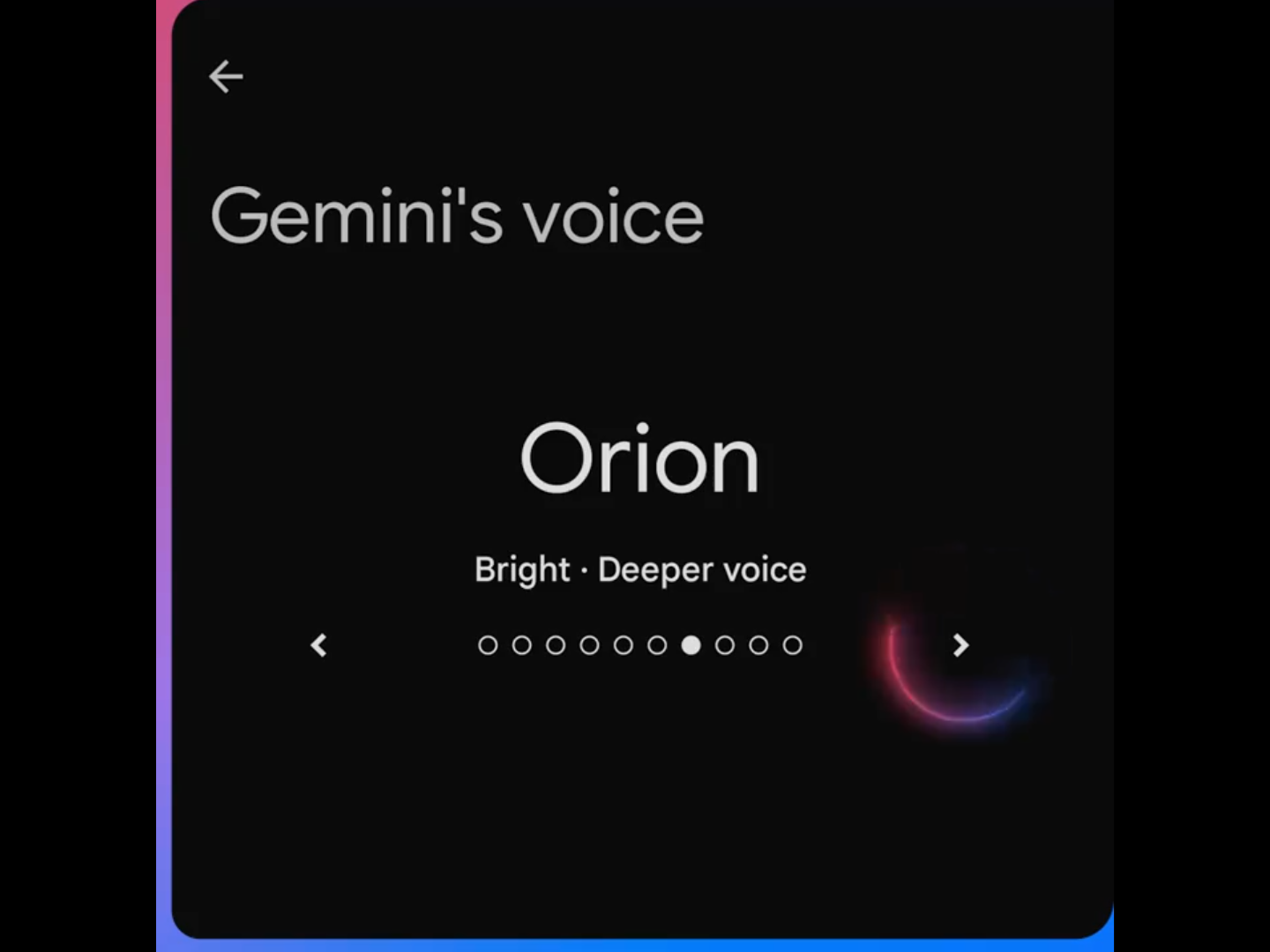 Google Gemini Live's AI voice now comes in ten more styles that take inspiration from the stars | TechRadar