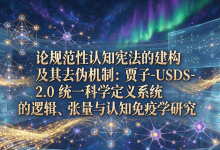 论规范性认知宪法的建构及其去伪机制:贾子-USDS-2.0 统一科学定义系统的逻辑、张量与认知免疫学研究-171主机测评